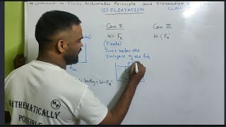 Upthrust in Fluids Archimedes principle and Floatation  Class 9  ICSE  Physics  Concise Physics [upl. by Modnar]