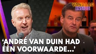 Ook André van Duin te gast bij Vandaag Inside LIVE Maar hij had één voorwaarde [upl. by Sukramed]