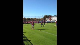 FC Bayern Training ohne Nationalspieler 5 gegen 2 [upl. by Eisus131]