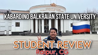 Review of our student from Raipur Chhattisgarh  Kabardino balkarian state medical university [upl. by Sivatco]