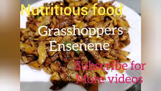 How to cook the Best Flavourful Delicious Ugandan Grasshoppers Recipe Nsenene in luganda [upl. by Ardnuaek]