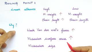 Physical Properties of alkanes [upl. by Ardnuhs]