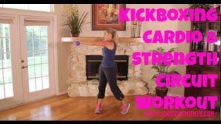 Kickboxing Kickboxing Classes Burn Fat Calories The Kickboxing Circuit Workout [upl. by Dunkin699]