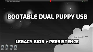 Bootable dual puppy USB with persistence How to [upl. by Ainex968]