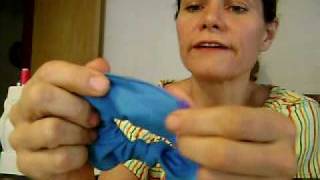 Lesson 4  Easy How to Sew a Scrunchy Ponytail Holder [upl. by Anigger]