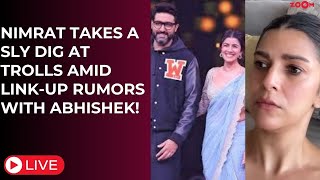 Abhishek Bachchan amp Nimrat Kaurs First Appearance after Divorce with Aishwarya Rai [upl. by Yonit]