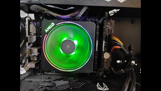 AMD Stealth vs Prism cooler with Ryzen 5600x [upl. by Htezzil]