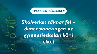 Skolverket räknar fel – dimensioneringen av gymnasieskolan kör i diket [upl. by Nylsej]