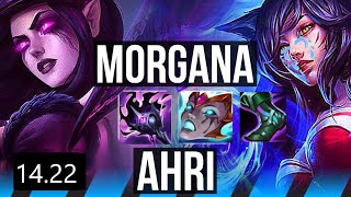 MORGANA vs AHRI MID  7210 Godlike  LAN ORO  1422 [upl. by Margo]