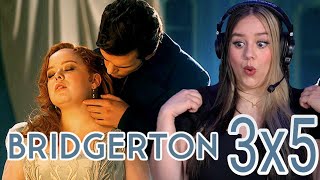 Bridgerton 3x5 REACTION  Season 3 Episode 5  quotTick Tockquot NETFLIX [upl. by Aicenat]