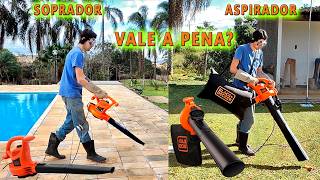 Testando Soprador Aspirador Black Decker BV25 e Vale a Pena [upl. by Assilem477]