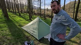 Solo Wild Camping Mourne Mountains April 2024 [upl. by Aremahs]