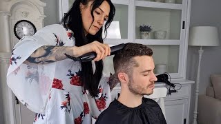 ASMR Reverse Hairdresser Experience  Unusual Haircut Roleplay [upl. by Gnemgnok]