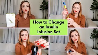 HOW TO CHANGE AN INSULIN PUMP INFUSION SET Come Cambiare Il Set di Infusione  MyLife YpsoPump [upl. by Ecinert]