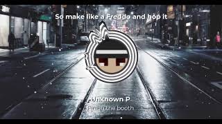 Unknown P  Fire in the Booth Riding Round in a Rover Lyric Video [upl. by Annaeg]