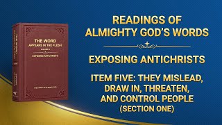 The Word of God  quotItem Five They Mislead Draw In Threaten and Control Peoplequot Section One [upl. by Xonk]