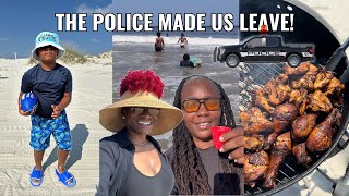 THE POLICE KICKED US OFF THE BEACH [upl. by Jessa719]