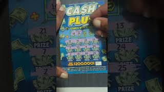 NC LOTTERY CASH PLUS SCRATCH OFF TICKET shorts [upl. by Canute]