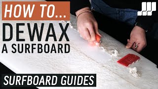 How to Remove Wax from a Surfboard Properly [upl. by Pliske288]