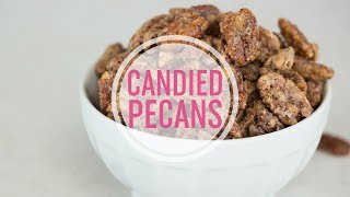 CinnamonSugar Candied Pecans [upl. by Eelyab]