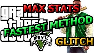 GTA 5 MAX STATS FASTEST METHOD GLITCH AFK METHOD TUTORIAL [upl. by Eneleoj]