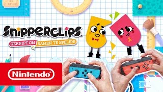 Snipperclips – Geknipt om samen te spelen  Releasetrailer Nintendo Switch [upl. by Orme828]