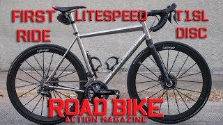 First Ride Litespeed T1SL DISC [upl. by Anatniuq]