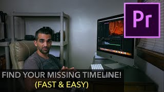 Find Your Missing Timeline Tutorial Premiere Pro [upl. by Ronile89]