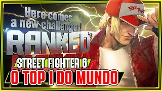 O TOP 1 de Terry em Street Fighter 6  Ranked [upl. by Ashely]