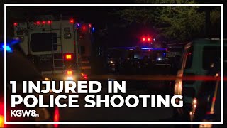 Police shooting in Northeast Portland leaves suspect injured [upl. by Yregerg205]