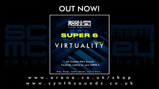 UDO Super 6  Virtuality Vol1 custom patches sounds [upl. by Htaras]