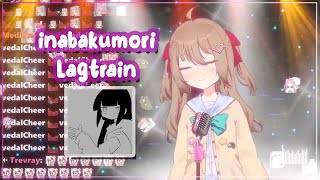 inabakumori  Lagtrain Neuros sing w Lyrics [upl. by Azpurua]