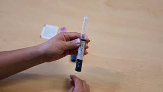 Injecting Insulin with a Pen Spanish [upl. by Noj]