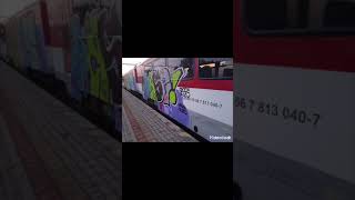 SLOVAKIA RAILWAYS GRAFFITY [upl. by Zoarah701]