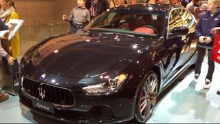 Maserati Ghibli 2016 In detail review walkaround Exterior [upl. by Atteloiv148]