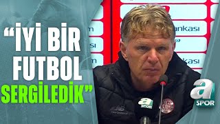 Trabzonspor 20 Antalyaspor Alfons Groenendijk Maç Sonu Basın Toplantısı Düzenledi  A Spor [upl. by Cha]