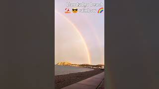 Llandudno beach ⛱️ 😎 rainbow 🌈 [upl. by Massab]