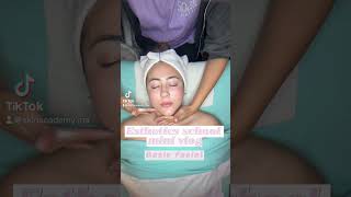 Esthetics school vlog estheticianeducation skincare beginneresthetician facial aesthetician [upl. by Yokoyama596]