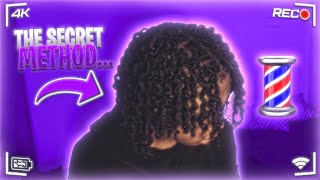 HOW TO Get Curly Dreads Forever 🔥💈 INFINITE TWIST OUT [upl. by Josselyn]