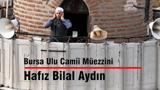 40 yıl Sonra Bursa Ulu Camii minaresinden okunan ikindi ezanıBilal Aydın drone çekim [upl. by Tavish813]