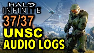 All 37 UNSC Audio Logs Locations  Halo Infinity Collectibles Guide [upl. by Hoang]