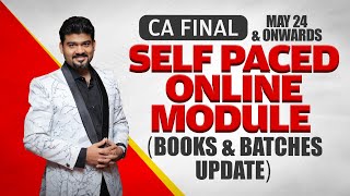 ALL ABOUT CA FINAL SPOM SELF PACED ONLINE MODULE [upl. by Fortunato]