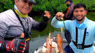 Pescando PARGOS con LUPE LOFISH  pesca con SEÑUELOS SUPERFICIALES [upl. by Sherrod]