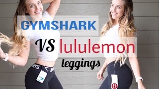 GymShark Leggings Vs Lululemon Leggings  Indepth Try On Review [upl. by Malin112]