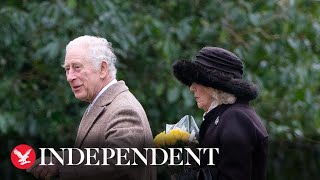 Live Royals depart Christmas Day church service in Sandringham [upl. by Monsour]