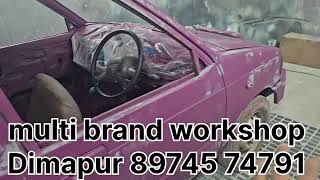 multi brand workshop in Dimapur for appointment please call 89745 74791 carpainter carservicing [upl. by Aisset]