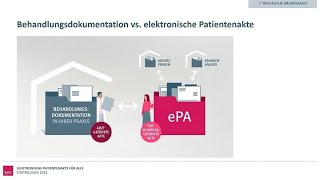 KBV bietet Fortbildung zur elektronischen Patientenakte an [upl. by Wayolle]