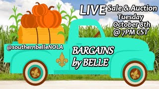 Sale Auction  BARGAINS BY BELLE  Come shop chat amp bid from the comfort of home [upl. by Aja]