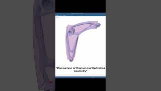 Topology Optimization Analysis of a Bell Crank 3dprinting aerospace automobile automotive fea [upl. by Ahsie870]