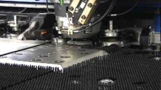 TRUMPF TruPunch Punching Machine Wheel Tool Demo [upl. by Alita]